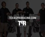 Texas is very large, no doubt about it. Motocross itself, developed a large growing environment and has been fueled by the community full of action sports enthusiasts, business owners, families, &amp; friends. Though, not every individual decides to leap for the goals that over 90% wish to achieve. TPR on the other-hand, is doing just that. They have created a team full of fast, talented, &amp; flat out awesome individuals that plan on entering the AMA Supercross East-Coast Lites season(s) ahead