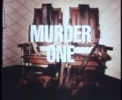 “MURDER ONE”nWINNER OF A DUPONT COLOMBIAAWARD IN BROADCAST JOURNALISMnnPRODUCED AND WRITTEN BY TEX FULLERnDIRECTOR OF PHOTOGRAPHY STEPHEN DEVITAnFILM EDITOR ARA CHECKMAYAN