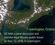 Interviews with panelists and participants from our Nov. 12, 2014, Harmful Algal Blooms Public Forum at the Leamington Municipal Complex in Leamington, Ontario.nnijc.org/en_/blog/2014/11/07/leep_forums_lake_erie_algae/nnleamington-leep-video-cut3-avc-jk