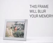 Tangible Memory is an interpretation of time and memory. If it is left alone for a long time, the photo will blur, as if memory itself is being forgotten and fades away. If the user touches the photo frame, the glass slowly becomes clear again and the photo reveals itself.nnTangible Memory 源自对时间和记忆的理解。一旦人们忘记了它，照片就会慢慢变得模糊，仿佛记忆在慢慢消散而去。如果用户再次触摸相片，它又会再次变得清晰，记忆重新
