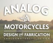 http://AnalogMotorcycles.com // http://www.facebook.com/analogmotorcycles // http://instagram.com/analogmotorcyclesnnhttp://whiplash.grantedphoto.com // http://www.facebook.com/whiplashracingmedia // http://instagram.com/whiplashracingnnShot on northeastern Illinois country back roads for the release of Analog Motorcycles&#39; newest creation, the Indian Continental Scout.A completely custom designed and fabricated motorcycle in the vein of a replica racer, featuring an original but hand built 194