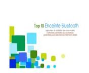 Top 10 Enceinte Bluetooth pas cher from nokia pas