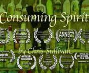 https://vimeo.com/ondemand/consumingspiritsnnConsuming Spirits is a hand-made independent feature animation shot frame-by-frame on 16mm using paper cut outs, models, and tracing paper cell animation.nnIt chronicles the lives of three characters who live in a rust belt town called Magguson, and work at its local newspaper The Daily Suggester. They are: Gentian Violet 42: Victor Blue 38: and Earl gray 64, who first appear to be acquaintances. But as the film unfolds, we find they have a long diabo