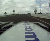 One lap of Oran Park GP viewed from the top of the nose of Sam Dale&#39;s Formula Tasman racecar.