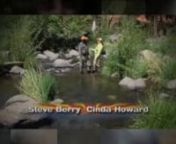 Cinda and Steve on a small stream in Arizona. A preview of what we do at Fly Fish Arizona.