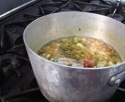 In the United States, January is known as National Soup Month. In this episode, Chef Aaron Ware will be instructing you how to prepare the classic Italian soup Minestrone.nnnMinestronenMakes 3 servingsnn½ fl oz Olive Oiln2 ozOnion, sliced thinn1 ozCelery, small dicen1 ozCarrot, small dicen¼ tsp Garlic, choppedn1 ozGreen Cabbage, shreddedn1 ozZucchini, medium dicen2 ozCanned Tomaton2 ½ c Watern1 tspBasiln1Bay Leafn¾ ozMacaroni, cookedn3 ozWhite Beansn½ tbsp. Parsley, chop