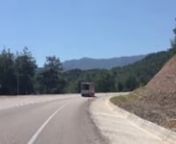 From the 50km mark to the 80km mark today it was uphill and as ever I struggled, albeit not as much as I would have a week ago. The problem with my stop start approach to going uphill is that I end up doing silly things like making movie trailers.nnnear Kumluca, Antalya