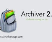 Learn how to work with archives in an easy and delightful way with Archiver 2