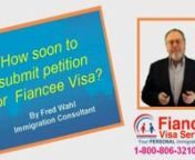 http://www.visacoach.com/visaquestions/?p=325The I129F Fiancee Visa is submitted to USCIS in order to obtain the K1 visa for the foreign Fiance, to allow her to travel to the USA for marriage. The timing of when the I-129F petition is submitted may influence the outcome of whether the K-1 Fiance visa is approved or denied. For more info please call 1-800-806-3210 x 702 or visit VisaCoach.comnnTo Schedule your Free Case Evaluation with the Visa Coachnvisit https://www.visacoach.com/schedulenor