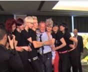 Hair show for Pino in Italy, nGreat models and team