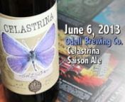 This week we&#39;re all kinds of colorful and drinking a delicious Saison from Odell Brewing Co. called Celastrina, which celebrates a rare and beautiful butterfly with a rare and beautiful beer.. nnStephen is tot he ta a putty tat, Matt honors bananas and canaries and John quietly does the banana dance ... nnWondering about Master Pairings?We know you are, we&#39;ll have an announcement about that too. nnCheck out the brewery we talked about this week : n* Odell Brewing Co ( http://odellbrewing.com/