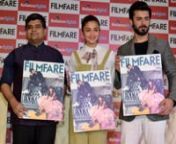 Alia Bhatt and Fawad Khan Launch Their Filmfare Cover from aliabhatt