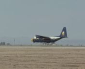 The Blue Angels&#39; C-130 demonstrates it&#39;s take off and landing abilities at the NAF El Centro Air Show, March 2009.nnTaken with the Aiptek GVS HD at 720p, 60fps.