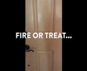 A few young trick-or-treaters knock on the door. They go in the house when suddenly an oven fire starts! They rush out of the house but forget their candy! They risk their lives and go back in and barely escape...
