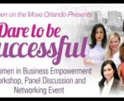 Join Women on the Move Orlando for a Networking Breakfast, Panel Discussion with Leading Women in Business here in Orlando, as well as Vision Board activity to get you back on track to achieving your goals in 2016.nnCome Be Inspired as these leading ladies share their story on how they have Dared to take ownership of their careers and continue to break barriers.nnPanelist Include:nnJalyn Isley, HR Mangaer of Frito Lay and Founder of CEO CoachingnSarah Soliman, Owner of Soliman Productions, a vid
