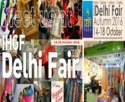 Indian Handicrafts and Gifts Fair(IHGF) is the largest gifts &amp; handicrafts fair which is organised by Export Promotion Council for Handicrafts (EPCH) biannually (Spring &amp; Autumn edition).nnFor more:- ihgfdelhifair.epch.in/
