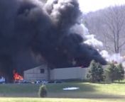On Tuesday, April 5, 2016, a fire broke out at Stager Vehicle Sales located on Mack Road in Covington Township around 3PM. This was a multiple alarm fire. Fire crews from Mansfield, Blossburg, Wellsboro, Liberty, Lawrenceville, Chatham, Big Elm, Middlebury, Morris, Canton, Tioga, as well as, a few other departments worked on fighting the huge blaze.nnThe on scene report stated that the building was completely engulfed in flames when the first fire crews arrived on scene. The heavy black smoke co