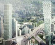 In this exclusive movie, architect Kai-Uwe Bergmann explains how BIG&#39;s proposed skyscraper in Vancouver is designed to transform a site dominated by a motorway flyover into an attractive neighbourhood.nnnThe Danish architecture firm&#39;s Vancouver House, which was named Future Project of the Year 2015 at World Architecture Festival earlier this month, will be situated adjacent to an overpass at the base of Vancouver&#39;s Granville Street Bridge.nn