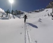 Skiing in the Wasatch Backcountry.