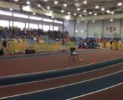 A Gold Medal personal best indoor jump of 5.16m(16-11.25) lands me the title of AAU National Indoor Long Jump Champion for the 13yr old girls division!