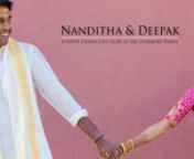 Nanditha and Deepak come from two different parts of Southern India and they came together as one in their fusion South Indian style Hindu ceremony. See all the funny, touching, and beautiful moments in this cinematic highlight film. nnSee more of our work at http://www.WeddingDocumentary.com