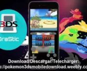 Pokemon Juegos + drástica 3DS Emulador: - http://bit.ly/2GmffkqnAhora puede jugar a juegos 3ds pokemon usando drastic3ds en su dispositivo móvil. Trabaja en tanto Android y iOS con 2 núcleos de CPU y 2 GB de RAM.