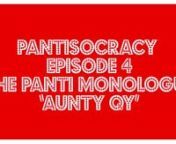 Some in-studio footage of Panti Bliss, host of RTÉ Radio 1&#39;s &#39;Pantisocracy&#39; delivering one of her hilarious and insightful opening monologues, all about &#39;Aunty Qy&#39;, who had a big influence on her.nn