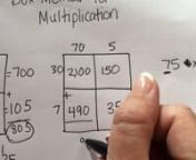 In this video, students will learn how to solve two by two digit multiplication problems, using the Box Method.