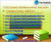 Join our biggest online quiz portal that offers you to MKT 578 Final Exam questions &amp; answers. Here you will find everything like that all related courses exam solved papers, weekly assignments with 100% accurate answers.Learn more about related courses just Click Here.nnhttp://www.uopstudents.com/index.php?route=product/category&amp;path=862