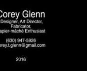 Corey Glenn, Production Designer, Art Director, FabricatornnTokimonsta