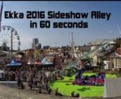 A spin and twirl around the Sideshow Ally at Brisbane Ekka 2016. It&#39;s an annual event that brings the Country to the City.