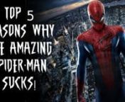 The biggest issues with The Amazing Spider-Man, Sony&#39;s unnecessary reboot to the very successfully Spider-Man trilogy. At least they avoided emo Peter ... oh wait! Please post your opinions below!nnIf you enjoy, please like and subscribe!nnThe Amazing Spider-Man. 2012.nDirected by: Marc Webb.nWritten by: James Vanderbilt, Alvin Sargent, &amp; Steve Kloves.nProduced by: Avi Arad, Tom Cohen, Kevin Feige, Michael Grillo, David Jacobson, Kyla Kraman, Stan Lee, Beatriz Sequeira, Matthew Tolmach, Pame