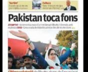 A cross section of the world&#39;s newspaper pages one on the day after the assassination of Bhutto in Pakistan.