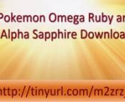 Good news Pokemon game lovers around the world! Pokemon Omega Ruby Rom is now available for download. This is a fully working ROM that has been tested in various gaming platforms --- from Nintendo 3DS to the different kinds of 3DS emulators supported by PC, Mac, iOS and Android devices. This game is technically a premium one that you have to purchase in order to enjoy playing it alone or with friends. Moreover, you also need to have with you a 3DS console to run the game as it is intended by its