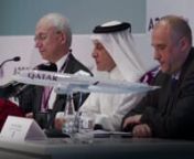 Quite Frankly continued it&#39;s coverage of The A350 event in Doha. With Qatar Airways GCEO H.E. Mr. Akbar Al Baker hosting the Press Conference.