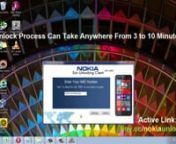 Link: http://tiny.cc/nokiaunlockausnnnhow to unlock nokia lumia for free on all networks in australia. No rooting or modifications nare required when unlocking your Nokia using this client.nnSupported Nokia&#39;s:nnLumia 520nLumia 530nLumia 625nLumia 630nLumia 635nLumia 710nLumia 720nLumia 730nLumia 735nLumia 800nLumia 820nLumia 900nLumia 920nLumia 925nLumia 1020nLumia 1320nLumia 1520nnNetworks Supported:nnOptusnVodafonenTelstrannVideo Tag:nnhow to get a nokia lumia unlock code free.