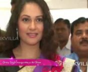Gracy Singh inaugurates a Art Show from gracy singh