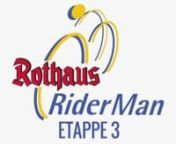 Grafischer Überflug zur 3. Etappe des Rothaus RiderMan in Bad Dürrheim/Schwarzwald
