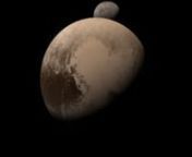 An animation showing the New Horizons Pluto flyby on July 14, 2015. The time covered is 09:35 to 13:35 (closest approach occurred near 11:50). Pluto&#39;s atmosphere is included and should be fairly realistic from about 10 seconds into the animation and to the end. Earlier it is largely just guesswork that can be improved in the future once all data has been downlinked from the spacecraft. Light from Pluto&#39;s satellite Charon illuminates Pluto&#39;s night side but is exaggerated here, in reality it would