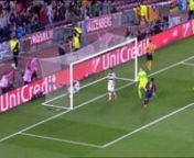 Short video about Messi goal against Bayern Munich.