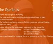 The Quran and Me - Introduction from the quran