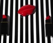 Introducing Lulu Guinness&#39;stop motion animation featuring our classic Lips Clutch in red and black and the playful Lipstick Clutch... A Little Lipstick Never Hurts