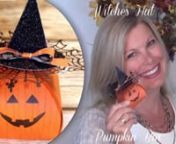 More info: http://stampwithtami.com/blog/2015/10/pumpkin-boxnLearn how to make this adorable Stampin Up Halloween Pumpkin - Witches hat box. nnWho says Jack-o-Lanterns have to guys? Is it because they are named