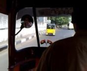 Sat. Feb. 9, 2008 - Jay Montano and I take an auto rickshaw in Chennai, Tamil Nadu, India.This is a apart of the Nokia Urbanista Diaries adventure.