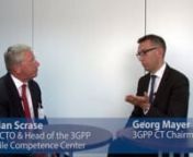 Georg Mayer is the new 3GPP CT Chairman. In this video he talks about the priorities for Release 13, which include the arrival of critical communications work - from SA6 - in CT working groups. There is a joint CT / SA6 Workshop in August (13/14) to discuss protocol aspects of the work on Mission Crittical Push to Talk (MCPTT).n nBeyond Release 13, Georg Mayer identifies the RAN workshop (September) as important and sees the current developments on Network virtualization and IoT as having an imp