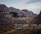 With one of the best weather weeks forecasted for the Scottish Highlands I set off on a grand road trip taking in part of and the extended, world famous North Coast 500. Starting from the remote Scottish coastal town of Durness, I utilised the trust old school DJI Mavic Pro and began filming some of the mast glorious areas I&#39;ve normally only had the chance to photograph and film form the ground. nnTravelling onwards to Loch Assyant, then onto Applecross for one of the most spectacular Scottish s