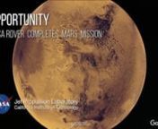 Opportunity NASA Rover Completes Mars Mission from opportunity mars rover mission