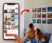 Turn your walls into stories.n8”x 8” photo popouts that stick &amp; re-stick without leaving a mark. Variety of edge colors.nTransform your mobile photos into beautiful unique wall art today.nFree Shipping. Made in USA.