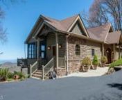 Long-range mountain views reach as far as the eye can see, here’s your opportunity to live life above cloud nine! This magnificent custom log style home is located atop Alex mountain in beautiful Sky Valley, the highest and coolest city in Georgia. Only minutes from Highlands, N.C. The main level enjoys spacious living with indoor/outdoor entertaining, see through fireplace, dining room with master on main. Custom kitchen with granite countertops, gas range, stainless-steel appliances, and a b
