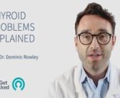 Join Dr. Rowley as he explains thyroid problems in his latest LetsGetChecked video.nnSee below for an overview of points covered in this video.nnLearn more about our Thyroid Check test here: https://www.letsgetchecked.com/gb/en/general-health/test/thyroid-tsh-blood-check/?utm_source=vimeo&amp;utm_medium=video&amp;utm_campaign=Rowley_Videos_VIM&amp;utm_term=Thyroid%20VIM%20video%201&amp;utm_content=video%20descriptionnn00:15 - What is the Thyroid Gland?n01:57 - Who should get a Thyroid Check?n02: